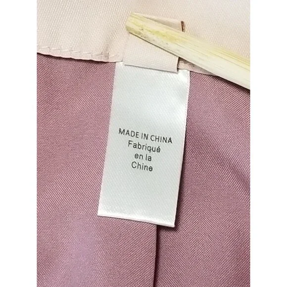 Anthropologie HUTCH Blazer Jacket Pink Floral 3/4 Sleeves Sz Small Shimmery Open - Picture 12 of 13